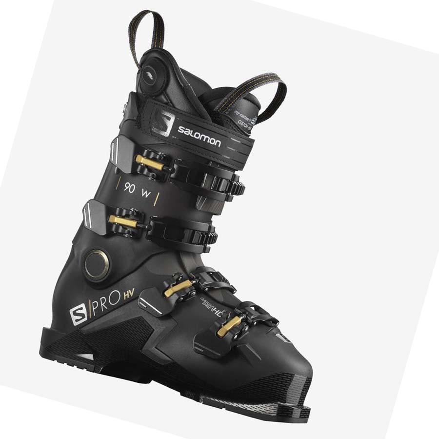 Salomon S/PRO HV 90 CH Síbakancs Női Fekete | HU 3559XYU